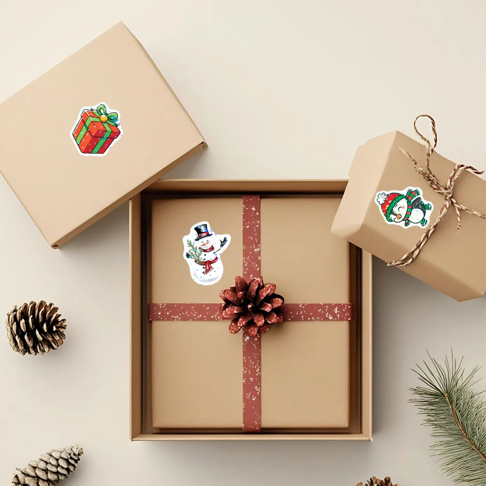 500 piece Christmas Laser Stickers Roll – 1" Merry Christmas Gift Labels for Wrapping, Scrapbooking & Reward Stationery