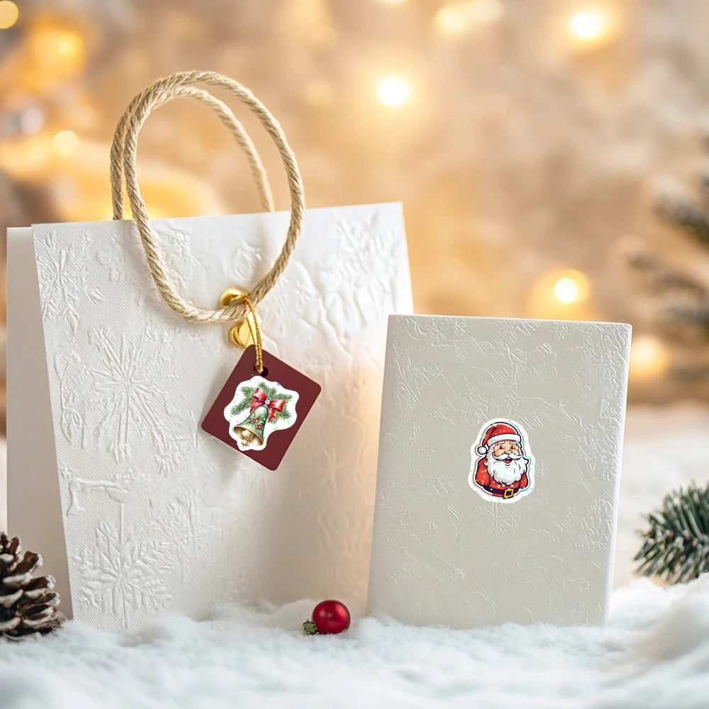 500 piece Christmas Laser Stickers Roll – 1" Merry Christmas Gift Labels for Wrapping, Scrapbooking & Reward Stationery