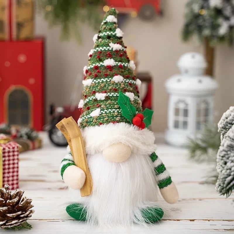 Light-Up Christmas Gnome – 30cm Plush Nordic Elf Decoration for Table, Home & Holiday Gifts